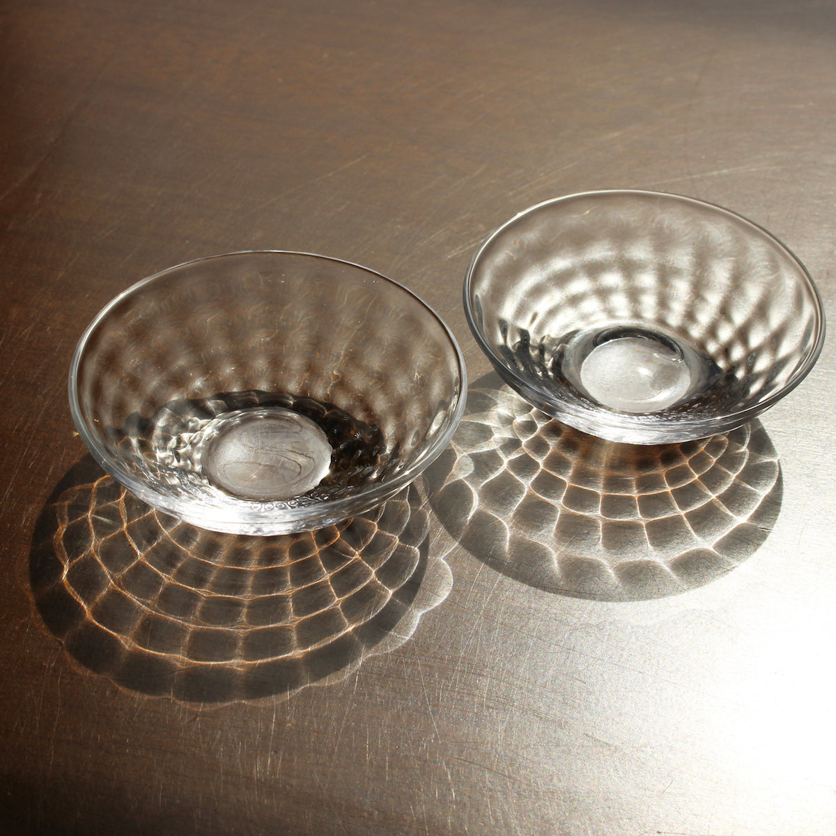 glass calico 澄 (すみ) 冷酒器セット (片口・さかずき 2個) グラスキャリコ ハンドメイド ガラス酒器