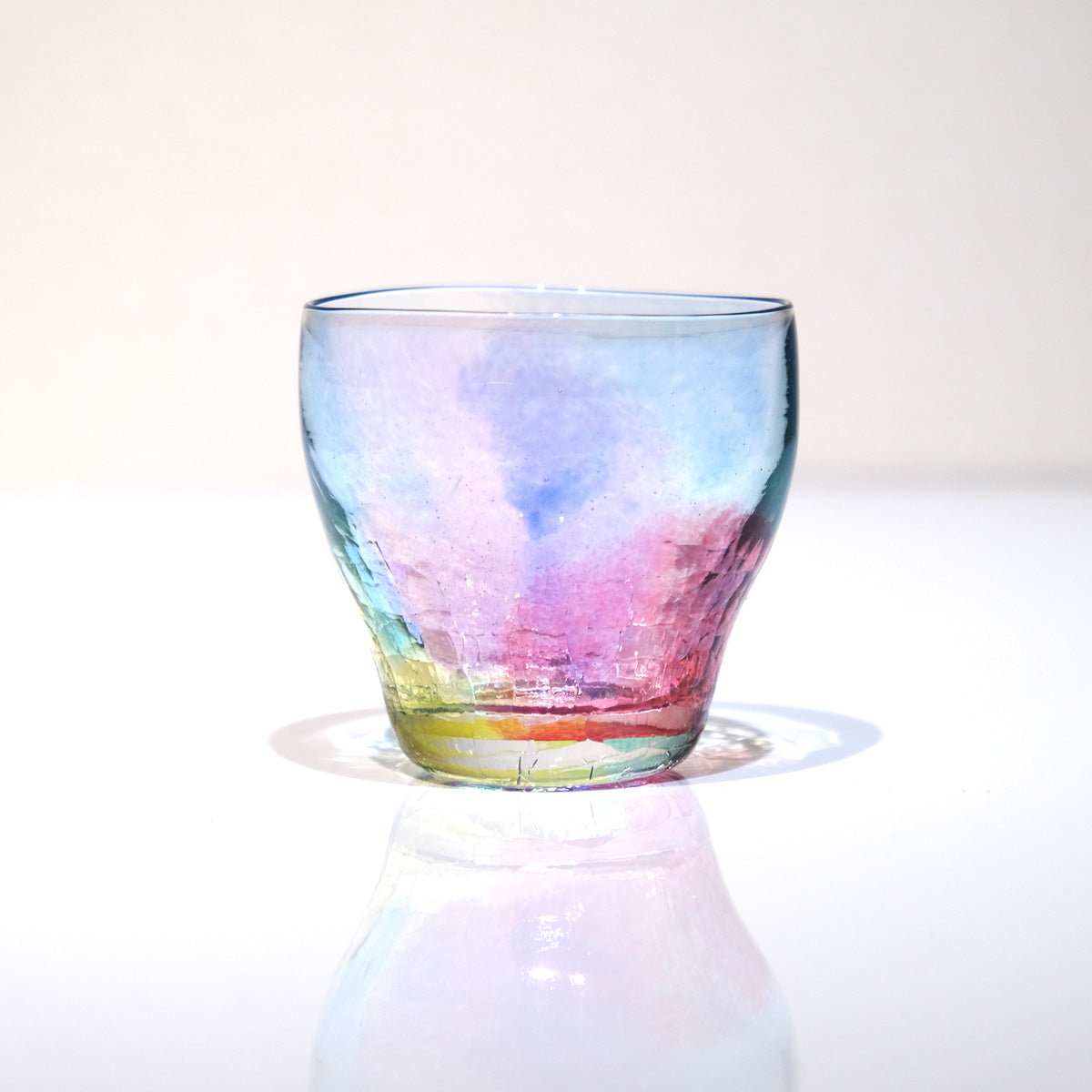 SAIZOU GLASS LABO 虹のカタチ ロックグラス サイゾウグラスラボ ハンドメイド グラス