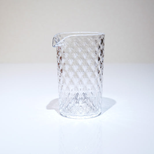 luce -sake pitcher tall (ルーチェ 片口) A&M collection 高野仰 ハンドメイドガラス酒器