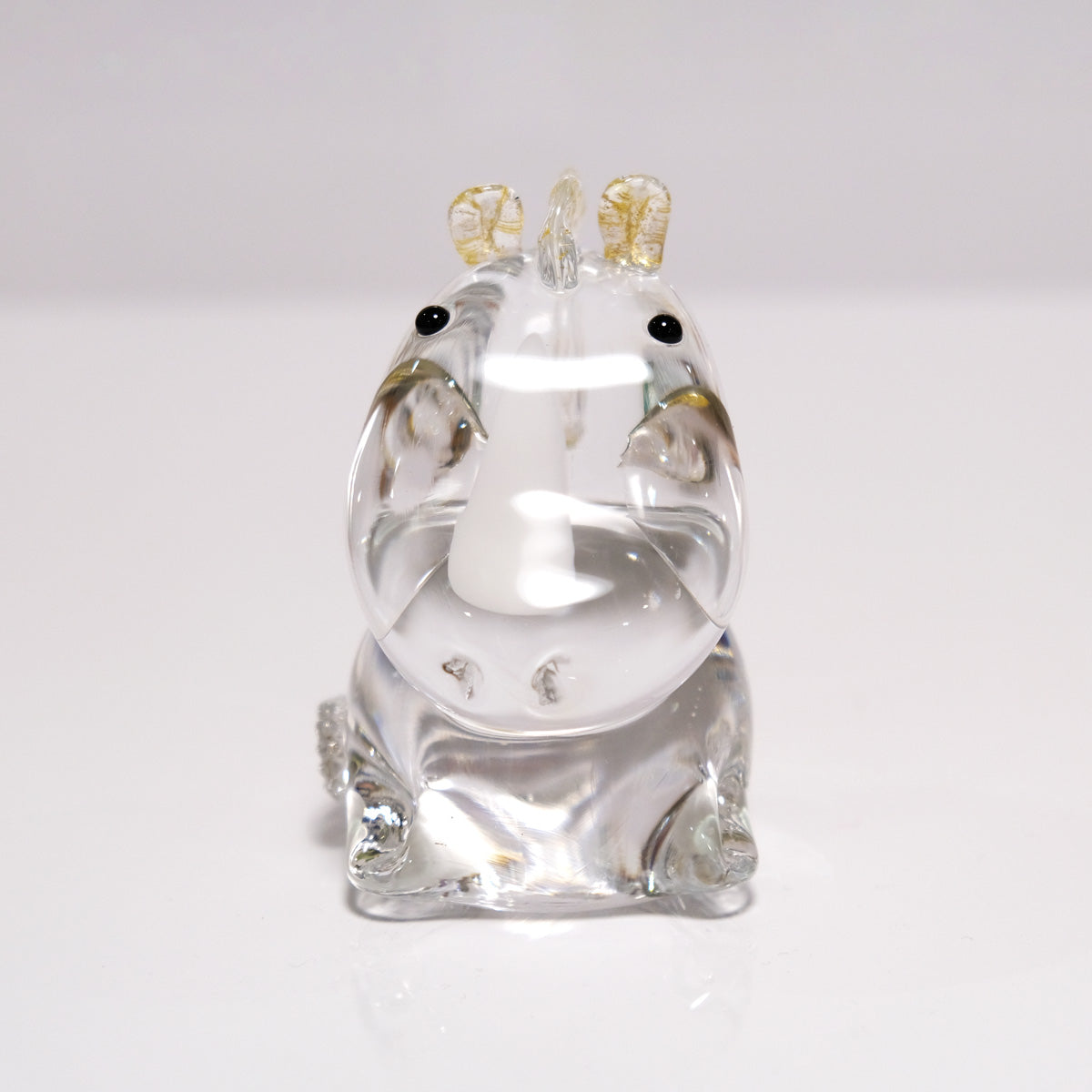 ガラスの干支 ゆる午(うま) オブジェ 午(うま)の置物 FIORETTO フィオレット 高野仰 ハンドメイド ガラスアート 化粧箱付 タカノアオグ ガラス 馬 かたまり お正月 コンパクト インテリア おしゃれ ギフト プレゼント