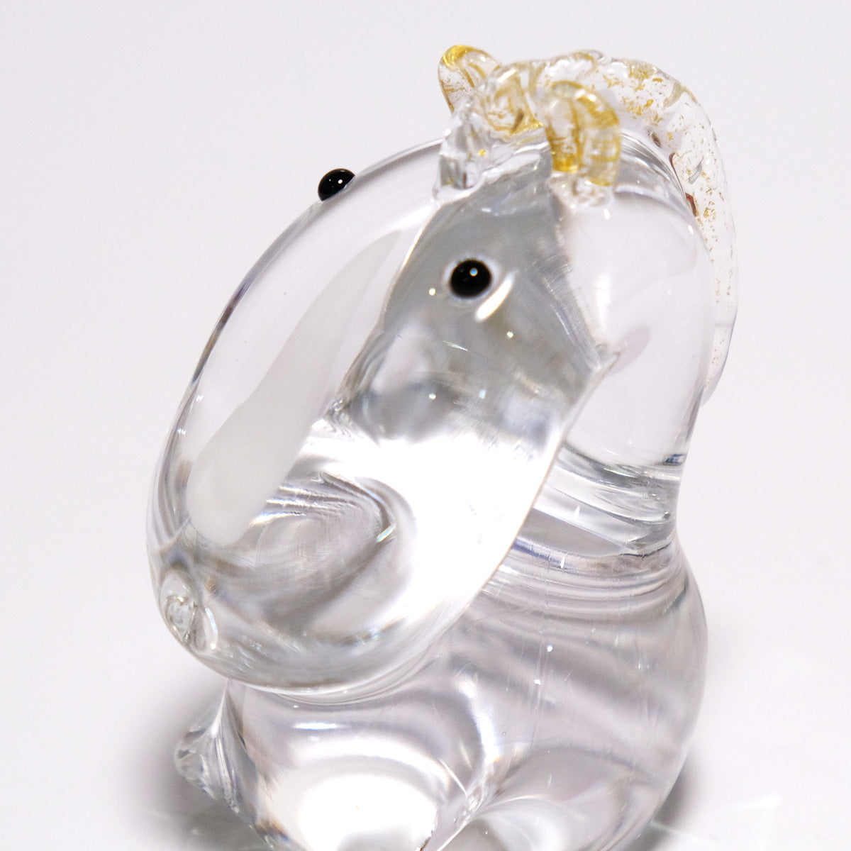 ガラスの干支 ゆる午(うま) オブジェ 午(うま)の置物 FIORETTO フィオレット 高野仰 ハンドメイド ガラスアート 化粧箱付 タカノアオグ ガラス 馬 かたまり お正月 コンパクト インテリア おしゃれ ギフト プレゼント
